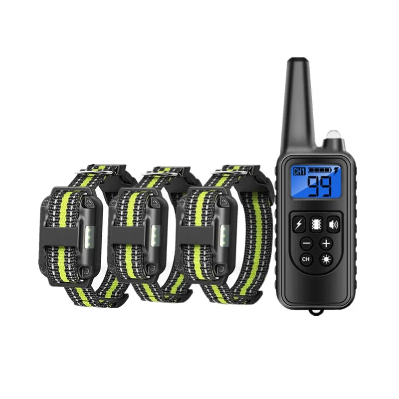Pet Dog Supplies, Bark Control, Dog Training Device, Collar Electric Shock, Vibration Warning, Dog Training