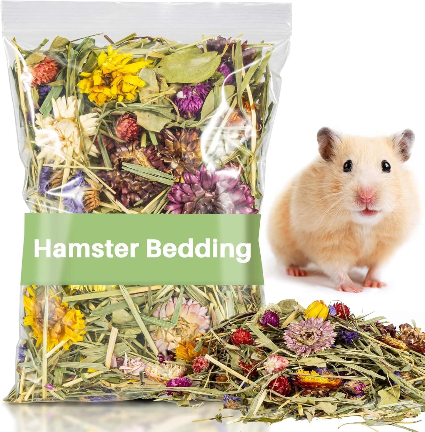 150G Hamster Bedding - Flowers & Herbs Odor Control Dwarf Gerbil