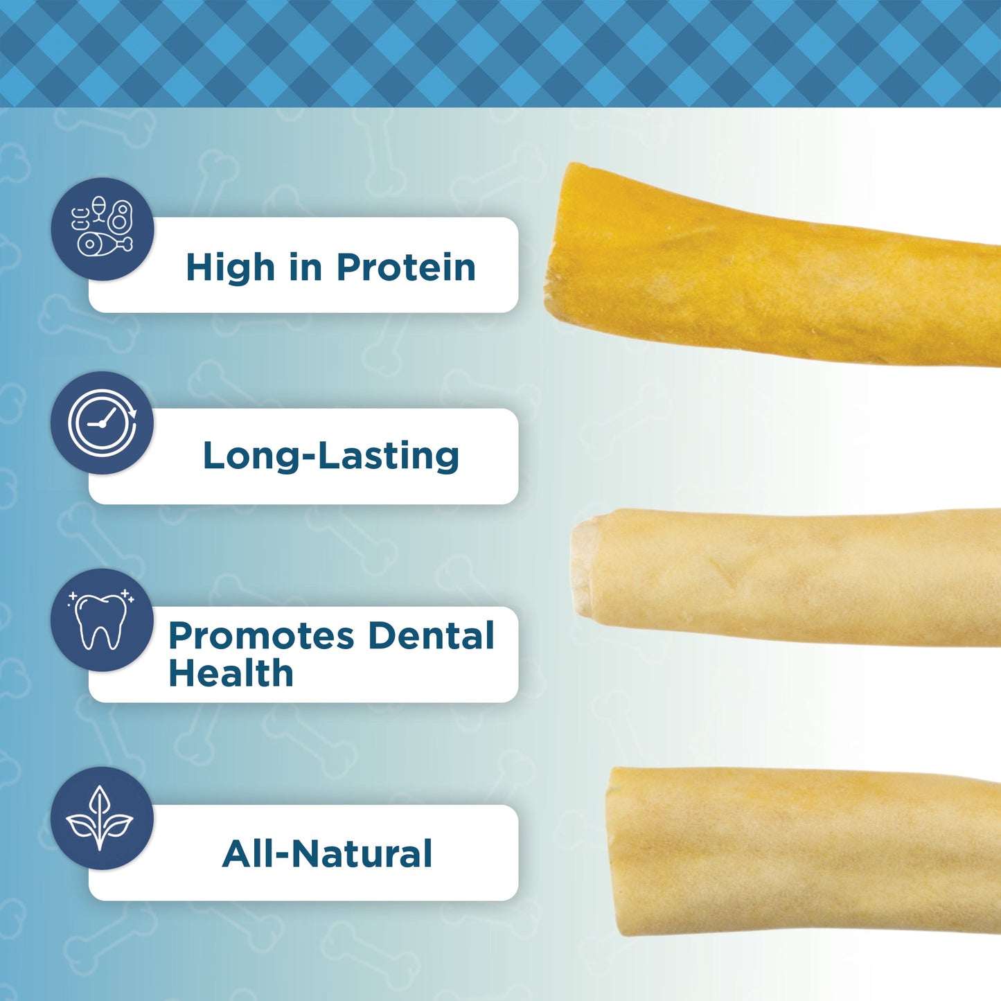 Country Living Natural Cow Ears Dog Chews – 10 Count Bag – All-Natural, Single-Ingredient, Long-Lasting Dog Chews – High-Protein, Low-Fat, Rawhide-Free – Supports Dental Health