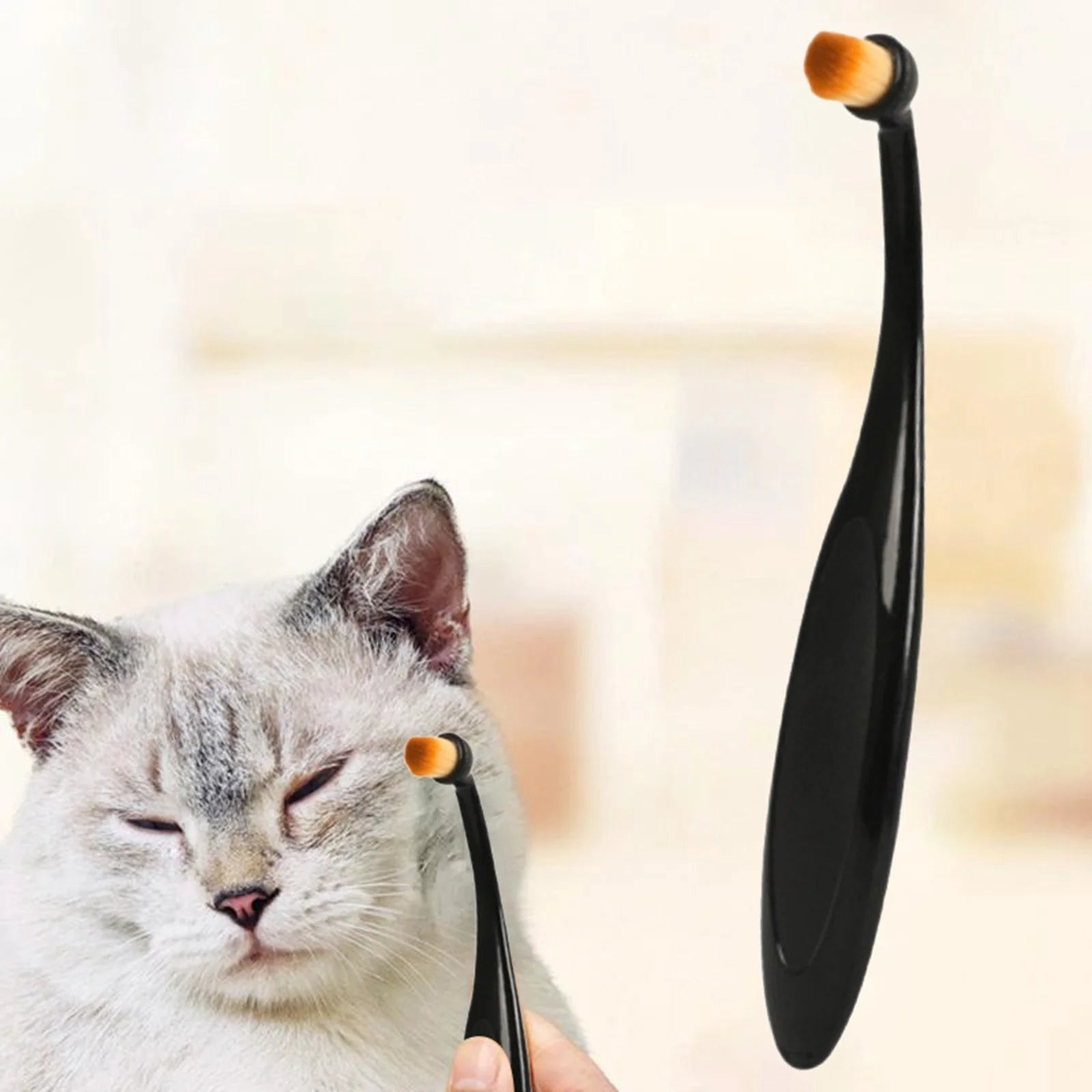 Pet Supplies Pet Tear Stain Remover Brush for Dogs and Cats - Grooming Tool for Eye Area Hygiene Pet Accessories for Cleaning