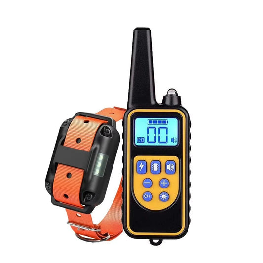 Pet Dog Supplies, Bark Control, Dog Training Device, Collar Electric Shock, Vibration Warning, Dog Training