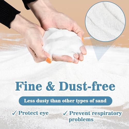 Sukh 14 OZ Hamster Sand Bath - Whit Fine Sand Hamster Bedding Reptile Silica Sand Gerbil Hideout for Hamster Chinchillas Gerbil Syrian Mice Small Animals Small Pets|B0BV6CH2RJ