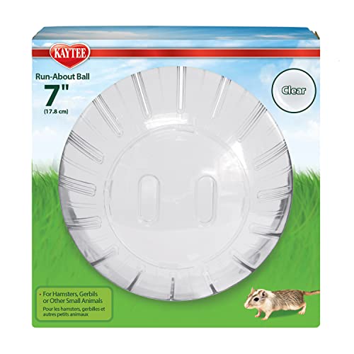 Kaytee 7" Clear Run-About Exercise Ball For Pet Hamsters & Gerbils|B0002AS8PM