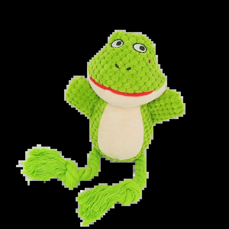 Stuffed Raw Small Dog Plush Interactive Toys Indestructible Bite Resistant Sound Puppy Toys Squeaky Dogs Rattle for Pet Supplies