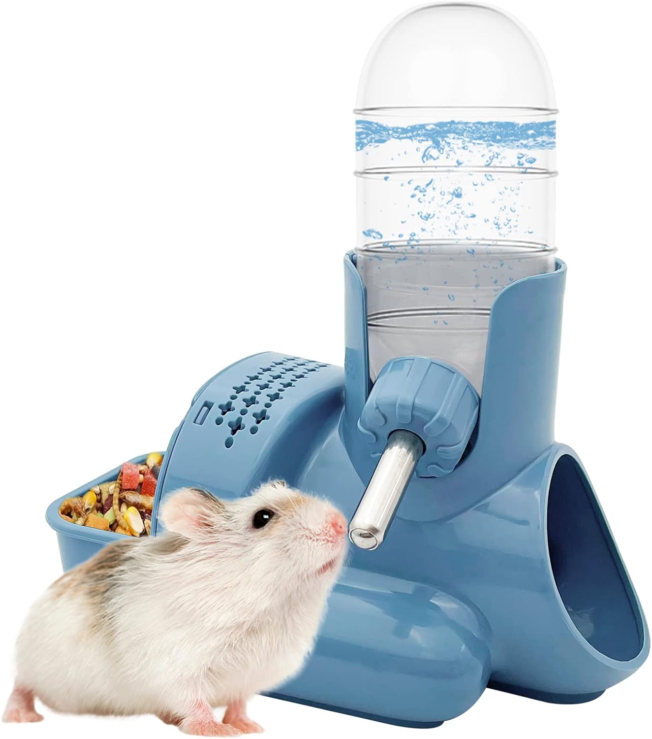 3 in 1 Hamster Water Bottle No Drip Small Animal Water Bottle 