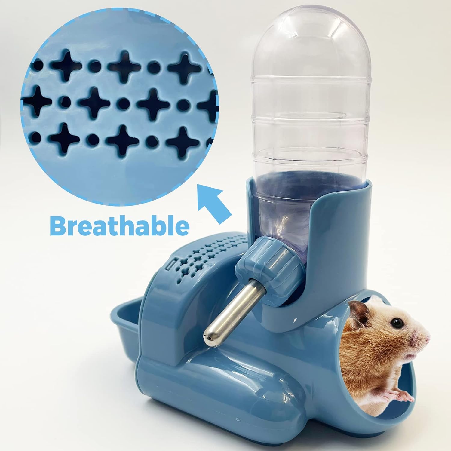 3 in 1 Hamster Water Bottle No Drip Small Animal Water Bottle 