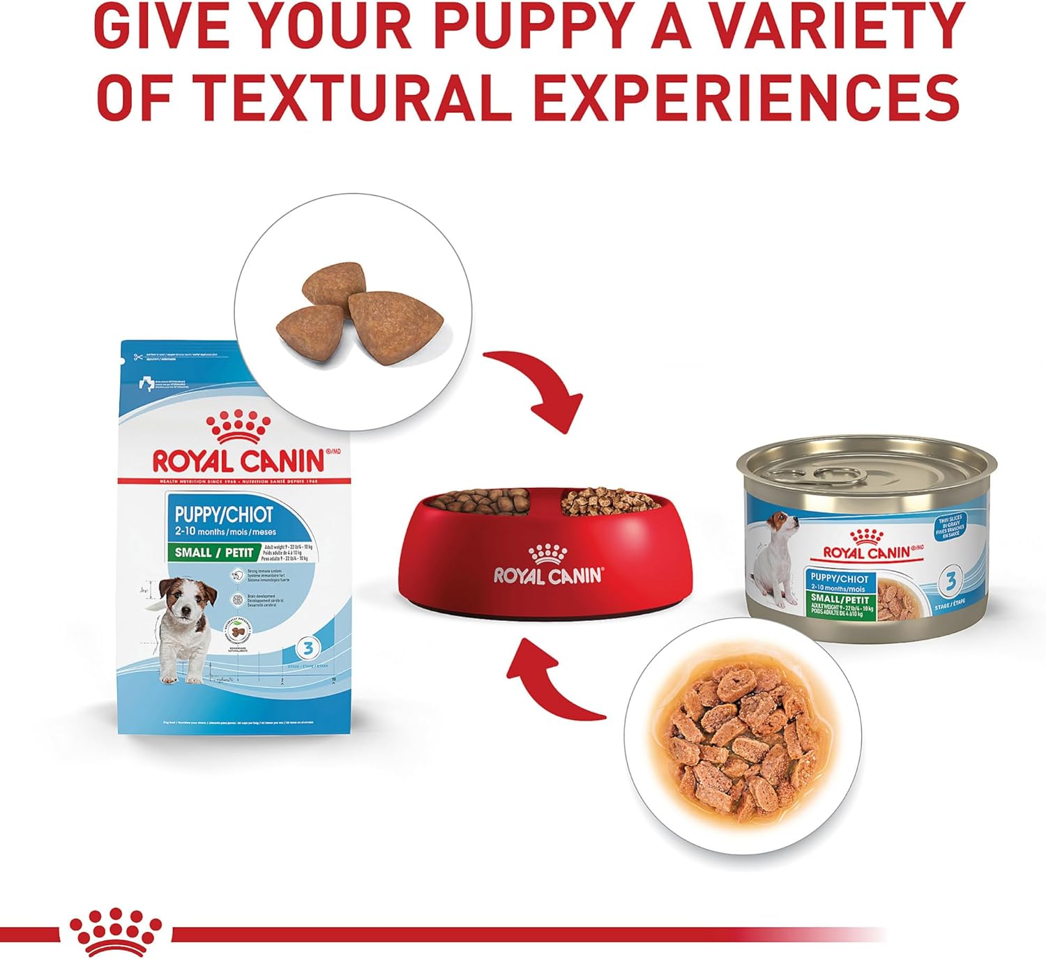 Royal Cane dog food vet approved and highly rated dog food 4lb pack  for small puppy