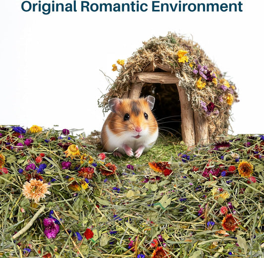150G Hamster Bedding - Flowers & Herbs Odor Control Dwarf Gerbil 