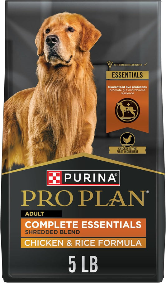 Purina Pro Plan, Chicken and rice flavored dog food/with added probiotics 