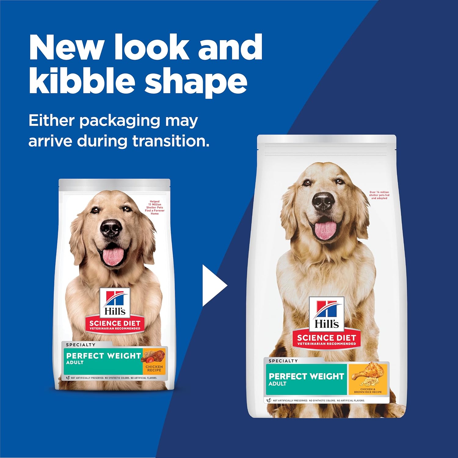 Hills science dog food for adult dogs, weight loss