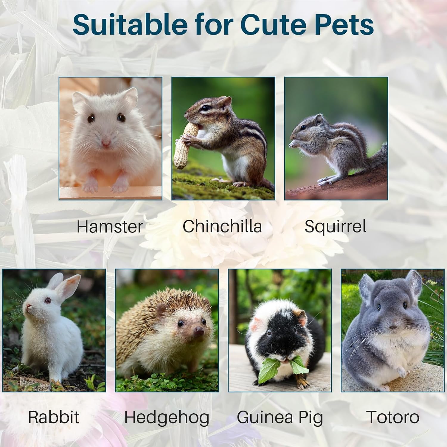 150G Hamster Bedding - Flowers & Herbs Odor Control Dwarf Gerbil 