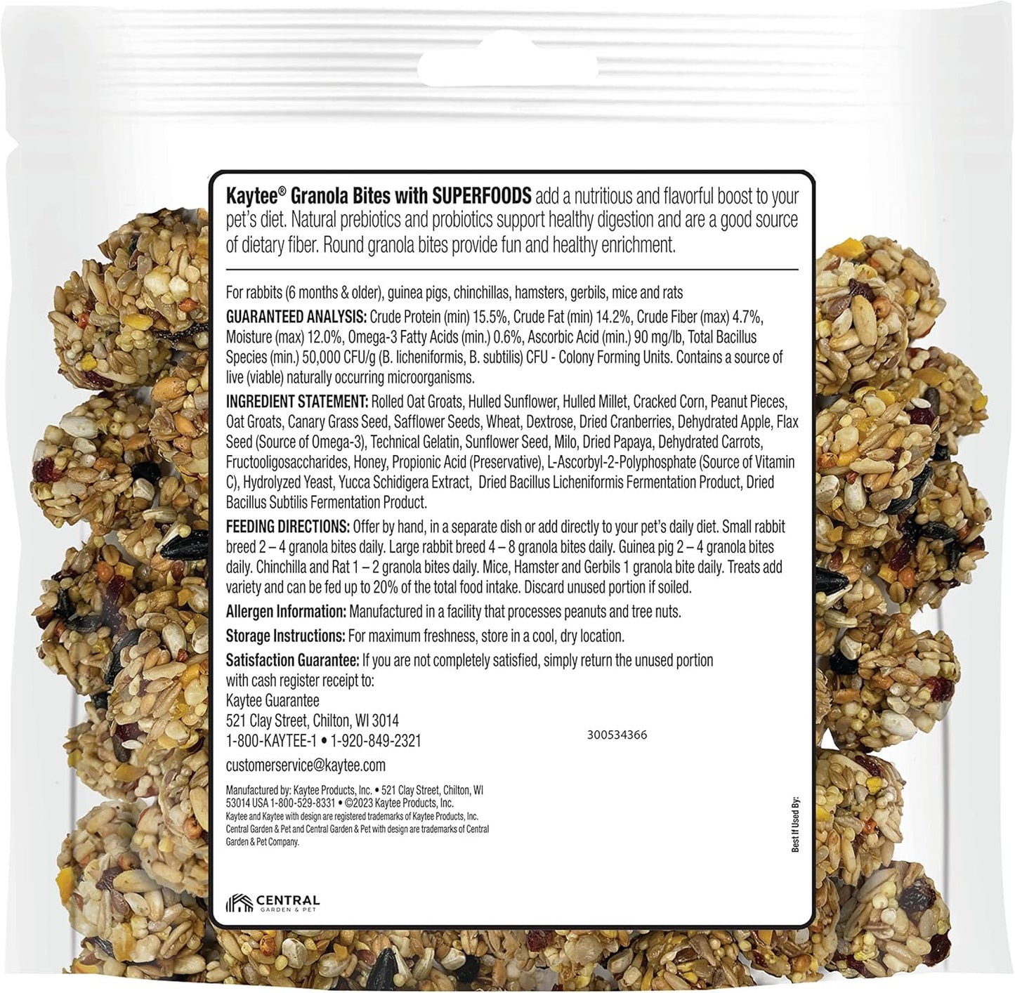 Granola Bites with Superfoods Cranberry, Apple and Flax Hamsters/and_other