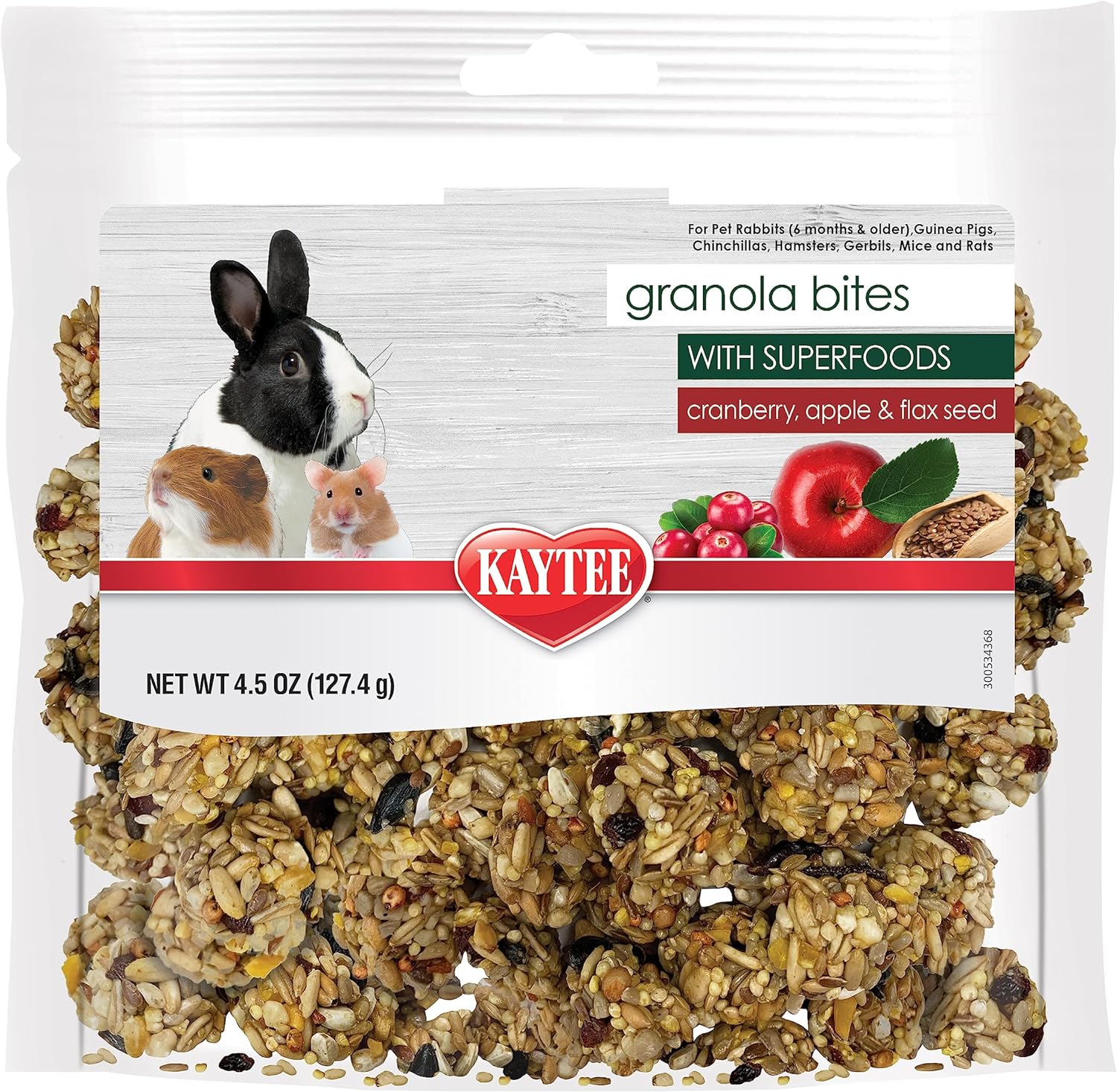 Granola Bites with Superfoods Cranberry, Apple and Flax Hamsters/and_other