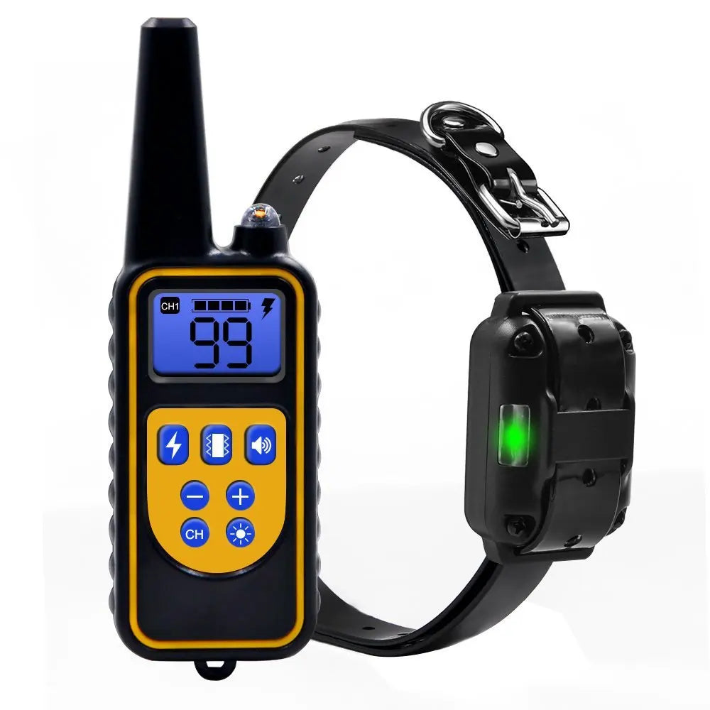 Pet Dog Supplies, Bark Control, Dog Training Device, Collar Electric Shock, Vibration Warning, Dog Training
