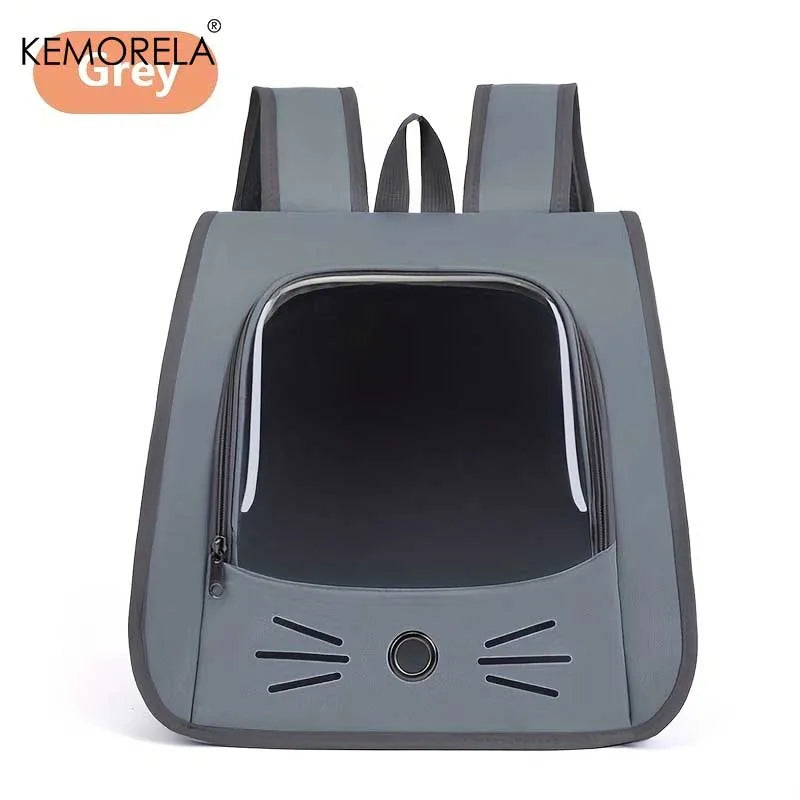 1Pcs Pet Carrier Backpack Large Cat Backpack Transparent Breathable Portable Bag Backpack Cat and Dog Supplies