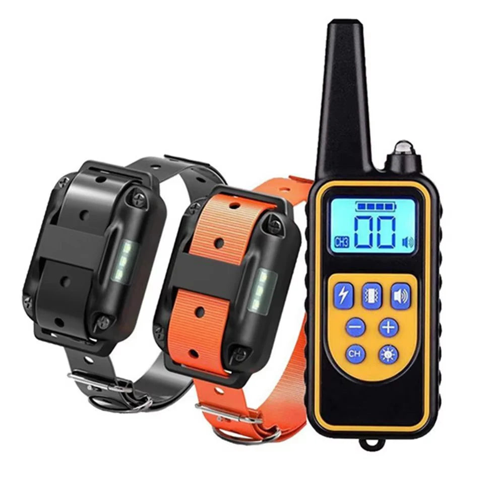 Pet Dog Supplies, Bark Control, Dog Training Device, Collar Electric Shock, Vibration Warning, Dog Training
