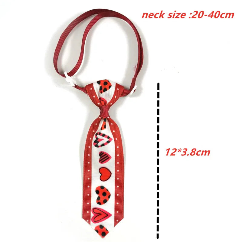 30/50Pcs Valentine'S Day Pet Dog Ties Accessories for Small Middle Dog Pets Bow Tie Necktie Bowties Pet Supplies Dog Supplies