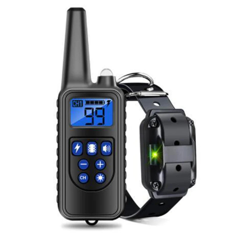 Pet Dog Supplies, Bark Control, Dog Training Device, Collar Electric Shock, Vibration Warning, Dog Training