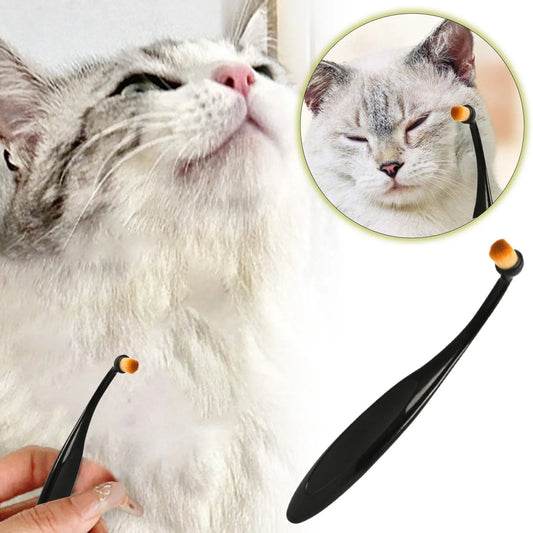 Pet Supplies Pet Tear Stain Remover Brush for Dogs and Cats - Grooming Tool for Eye Area Hygiene Pet Accessories for Cleaning