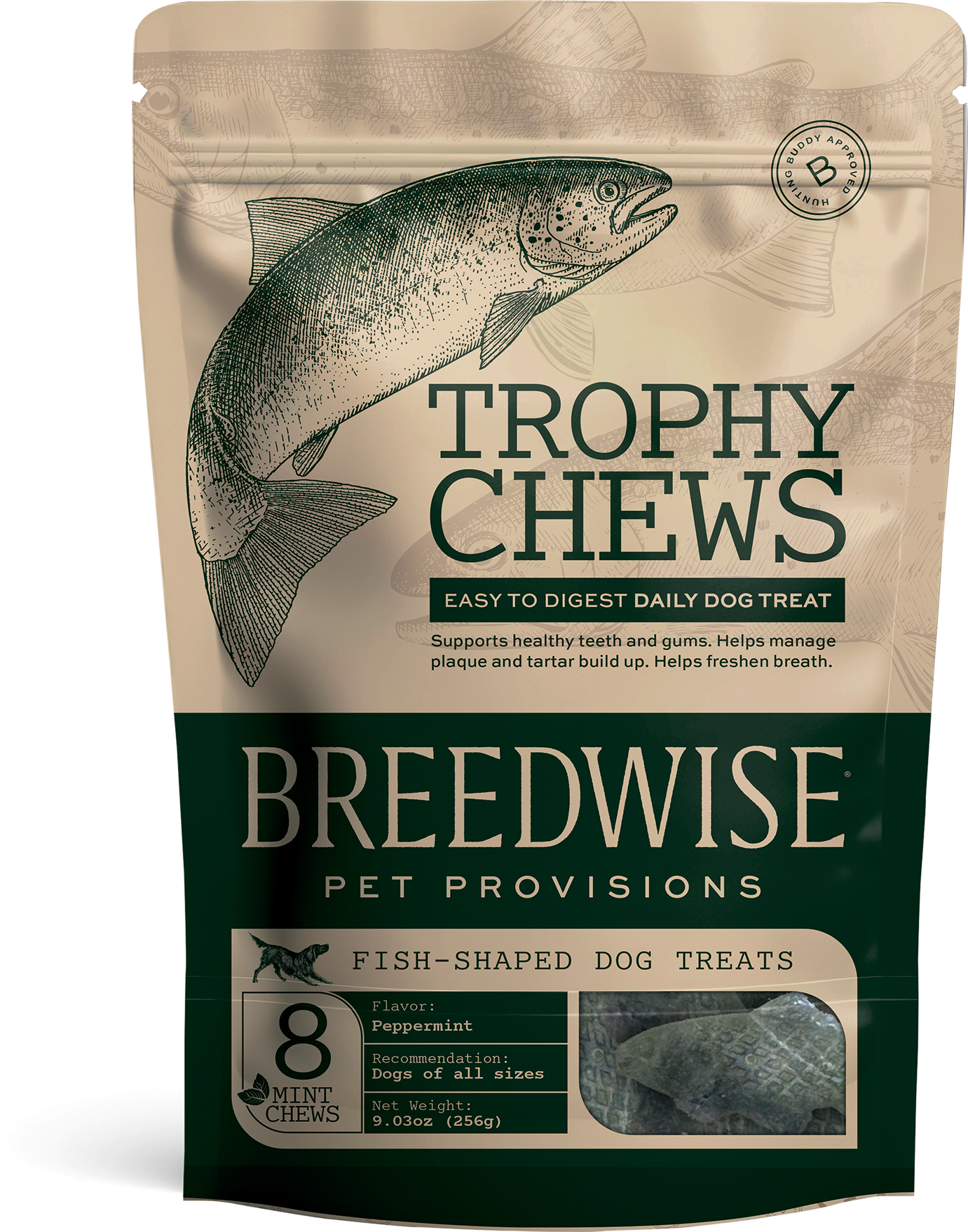 Trophy Chews™ Fish-Shaped Dental Treats